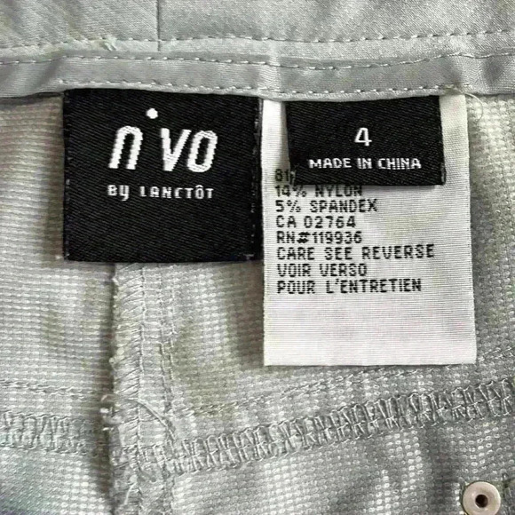 NVO Light Blue/Gray Shorts Size 4   - Picture 5 of 5